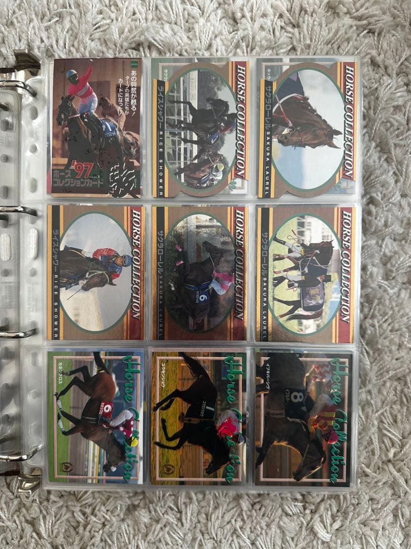 お宝入り！サラブレッドカード　アルバムごと販売