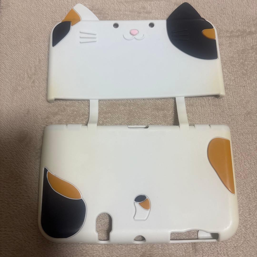 3DSLL ねこにゃんDXシリコンカバー　希少　ミケ