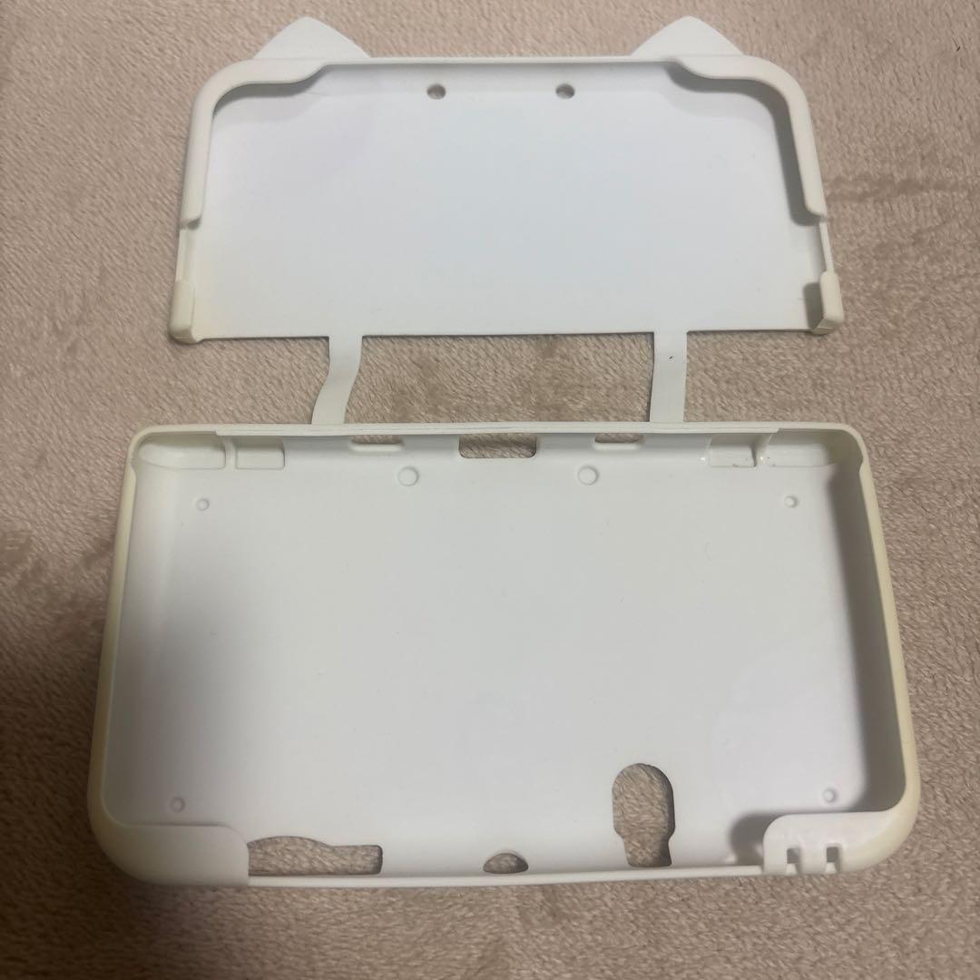 3DSLL ねこにゃんDXシリコンカバー　希少　ミケ
