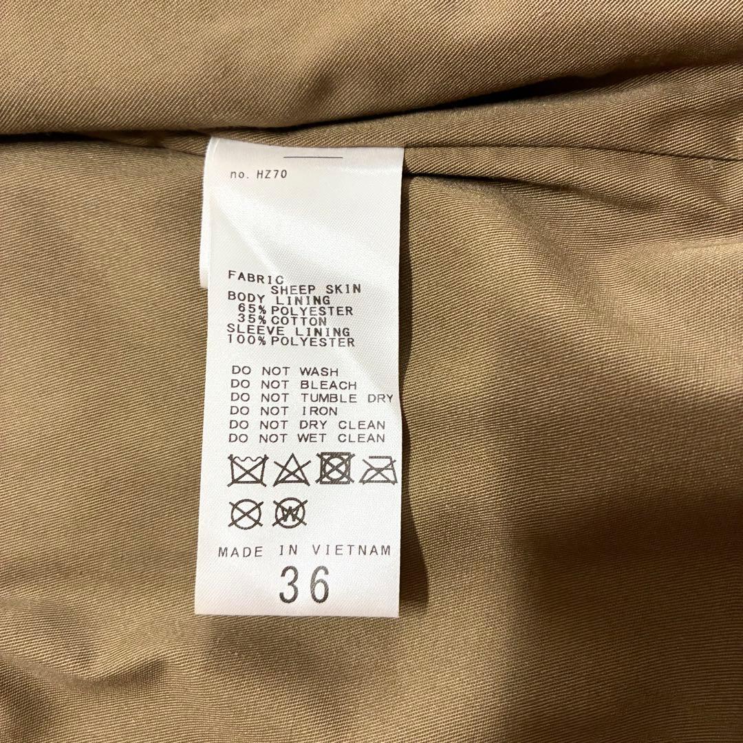 JOURNAL STANDARD レザーシングルライダース　ブラウンSサイズ