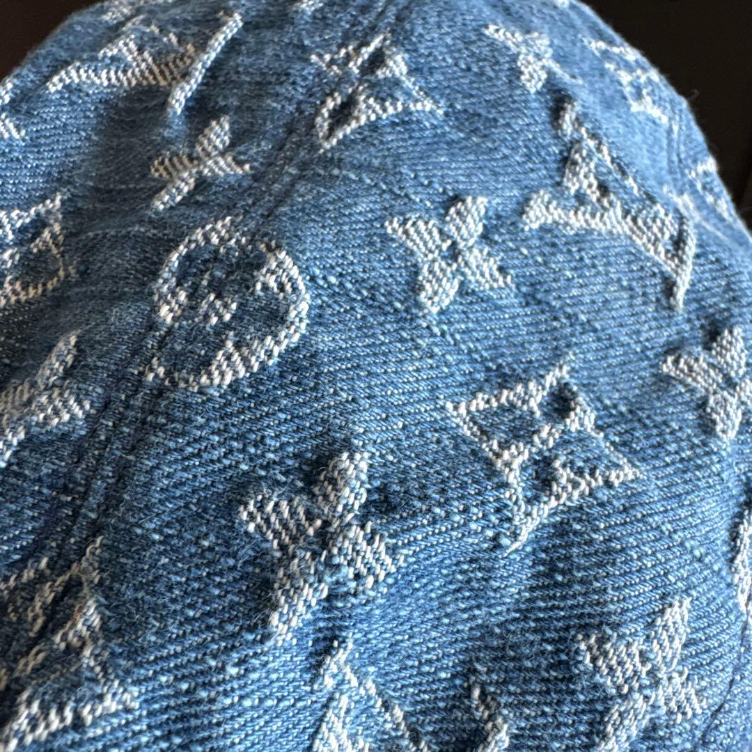 Louis Vuitton モノグラム　デニム　バケット　ハット　サイズ60￼