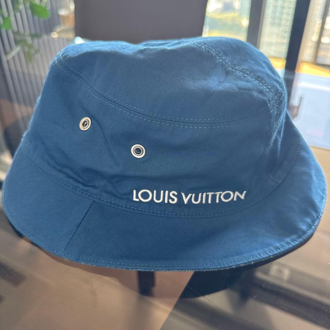 Louis Vuitton モノグラム　デニム　バケット　ハット　サイズ60￼