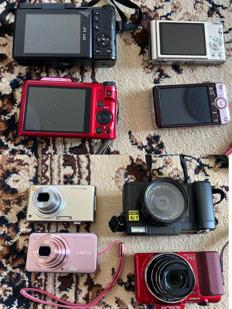 デジタルカメラ 4台セット 簡易動作確認済