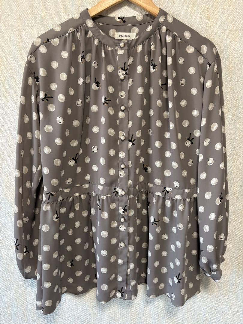 インゲボルグ　パール水玉pt.チュニック