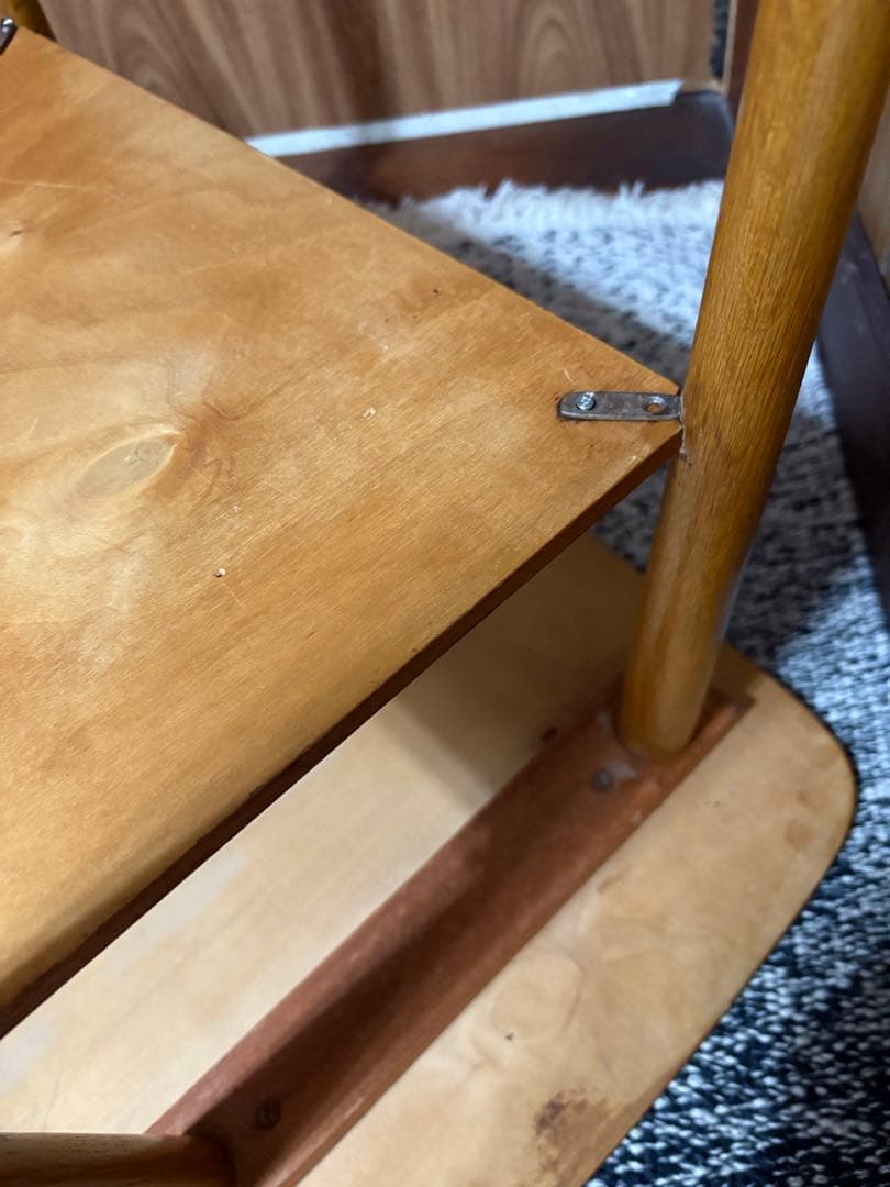 チーク材　サイドテーブル　デンマーク　ヴィンテージ　オイル仕上げ