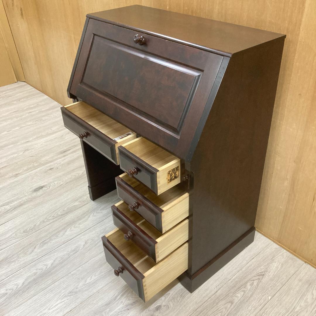 北海道民芸家具　ライティングビューロー　ライティングデスク　学習机