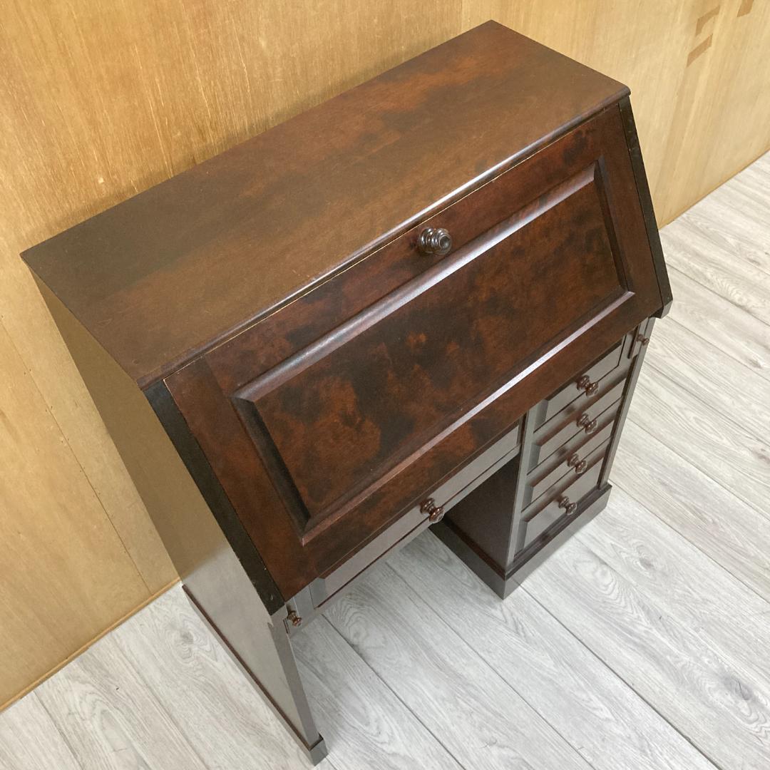 北海道民芸家具　ライティングビューロー　ライティングデスク　学習机