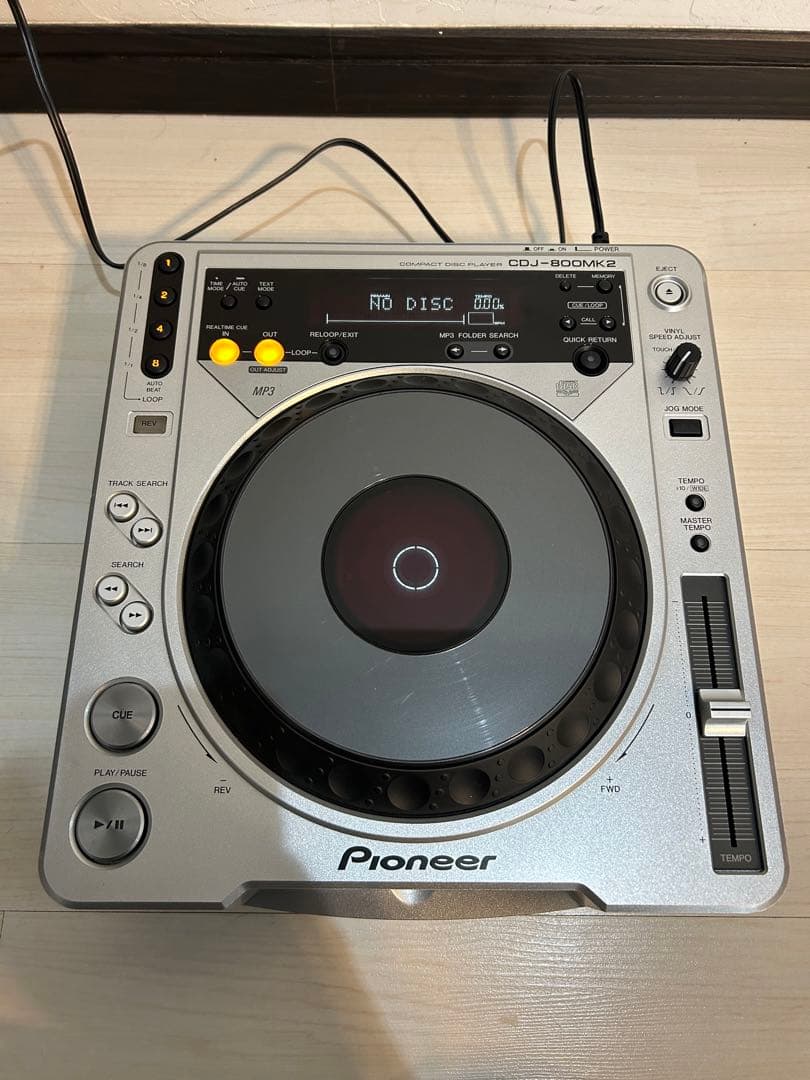 【美品】Pioneer CDJ-800MK2 シルバー パイオニア
