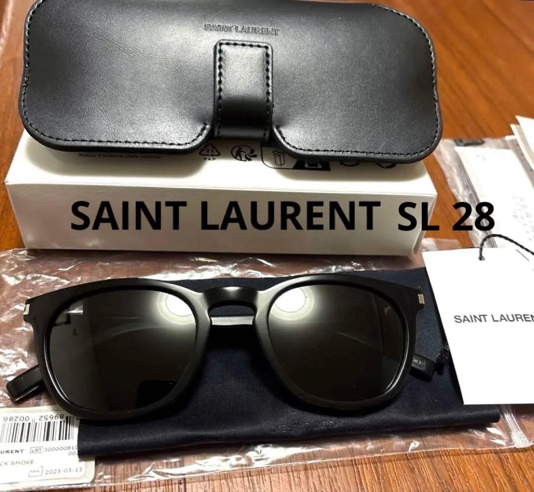 SAINT LAURENT サンローランサングラス　ブラックSL 28-002