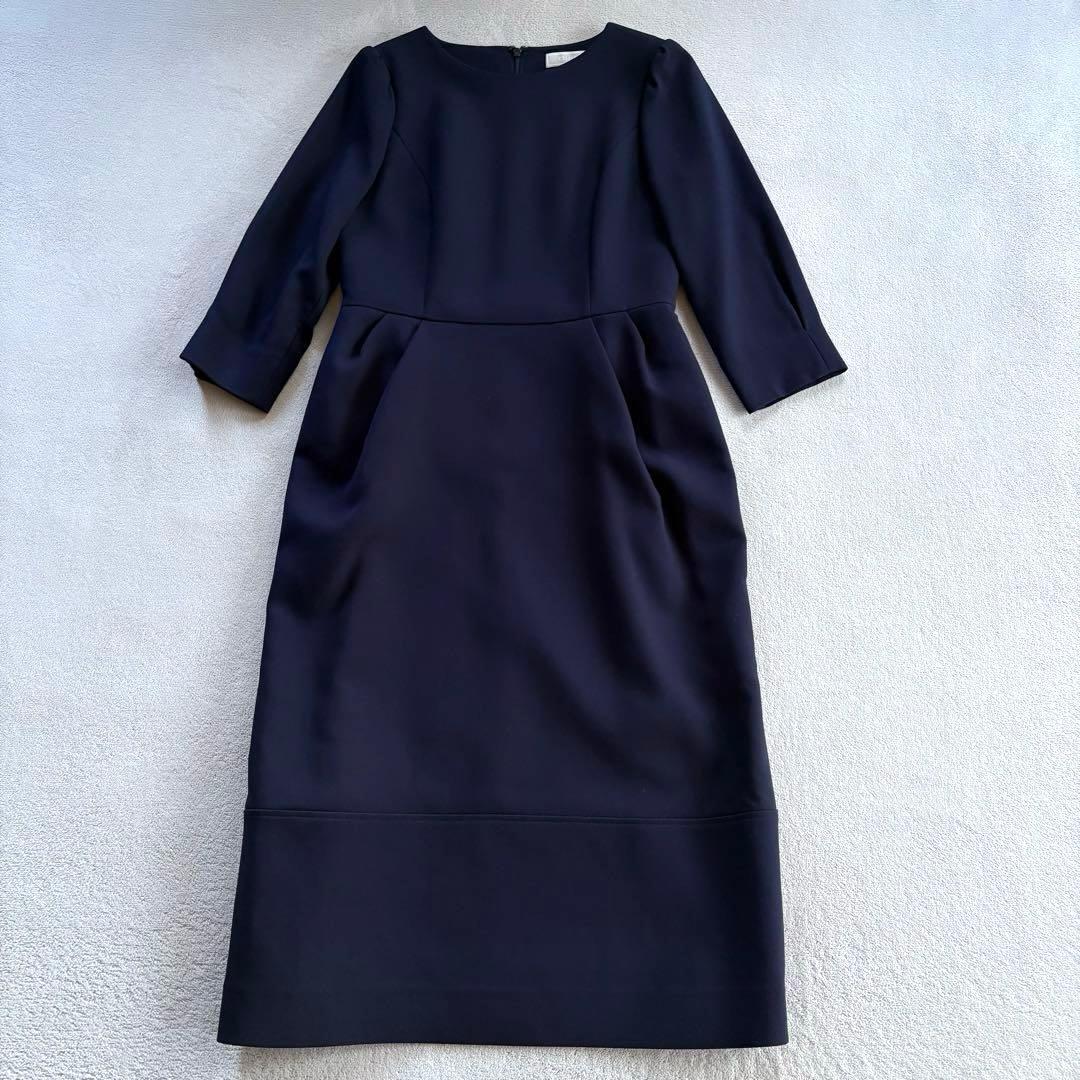 【新品】CELFORD セミコクーン タックタイト ワンピース 卒入学