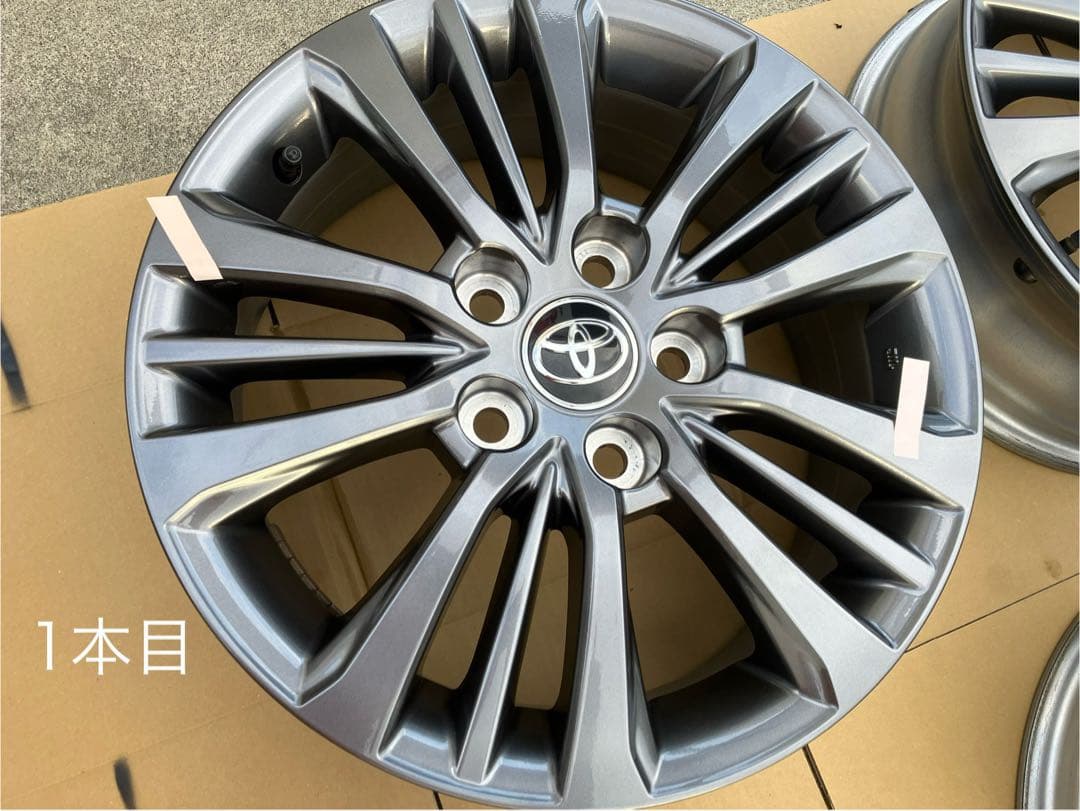 バナナ　①トヨタ　90ヴォクシー 純正 アルミホイール 2本