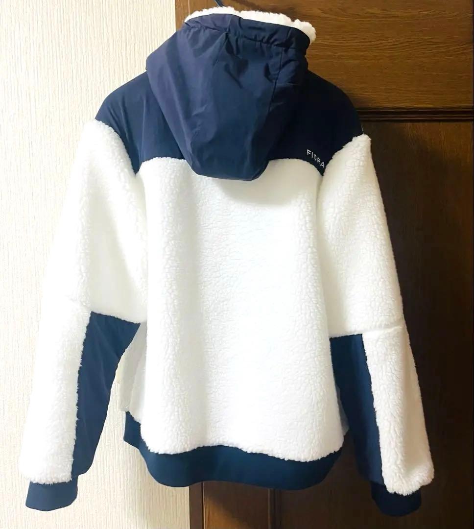 【美品】フィドラ（FIDRA）ゴルフウェア防寒 保温 ボアジャケットレディースL