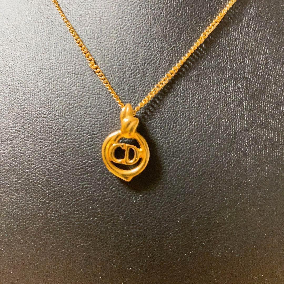 Christian Dior　クリスチャンディオール　ネックレス　ゴールド