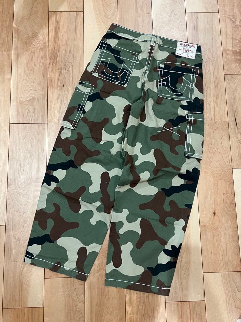 パンツ TWILL BIG T CARGO BAGGY PANT CAMO