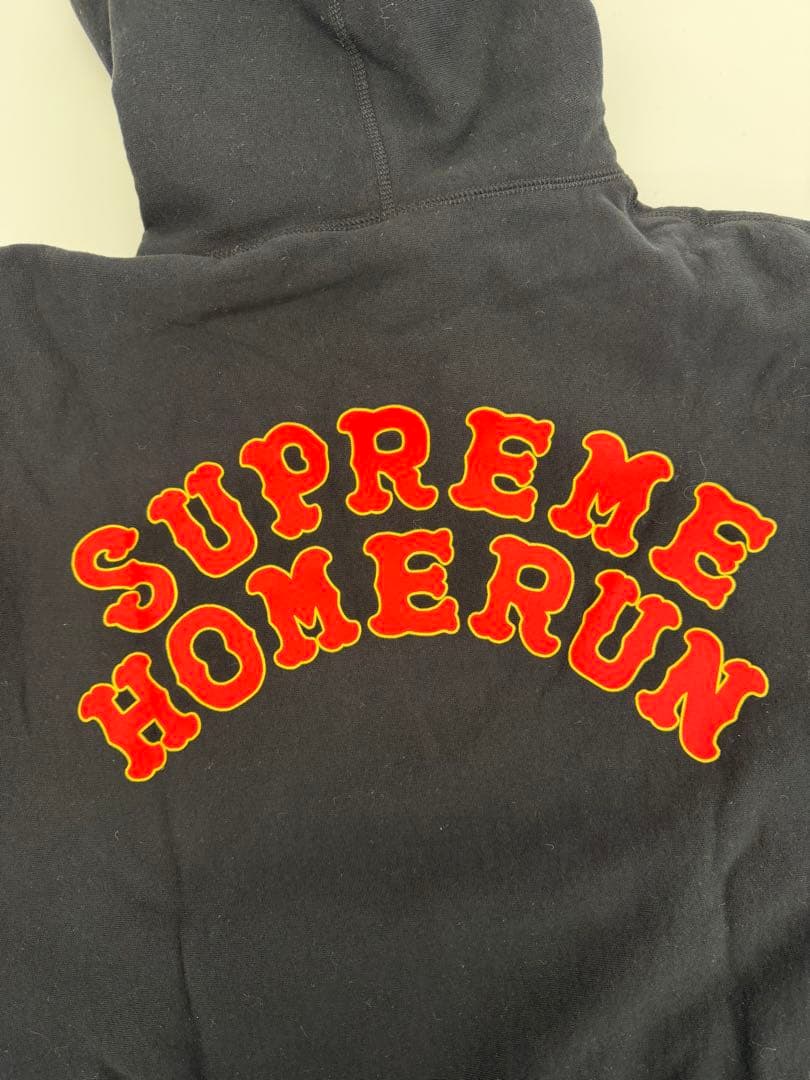 新品未着用　Supreme run パーカー　黒　Lサイズ　スウェット
