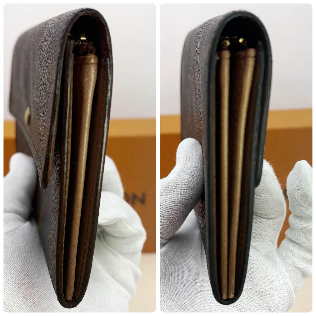 【美品】ルイヴィトン ポルトモネ クレディ モノグラム 長財布 折り財布 サラ