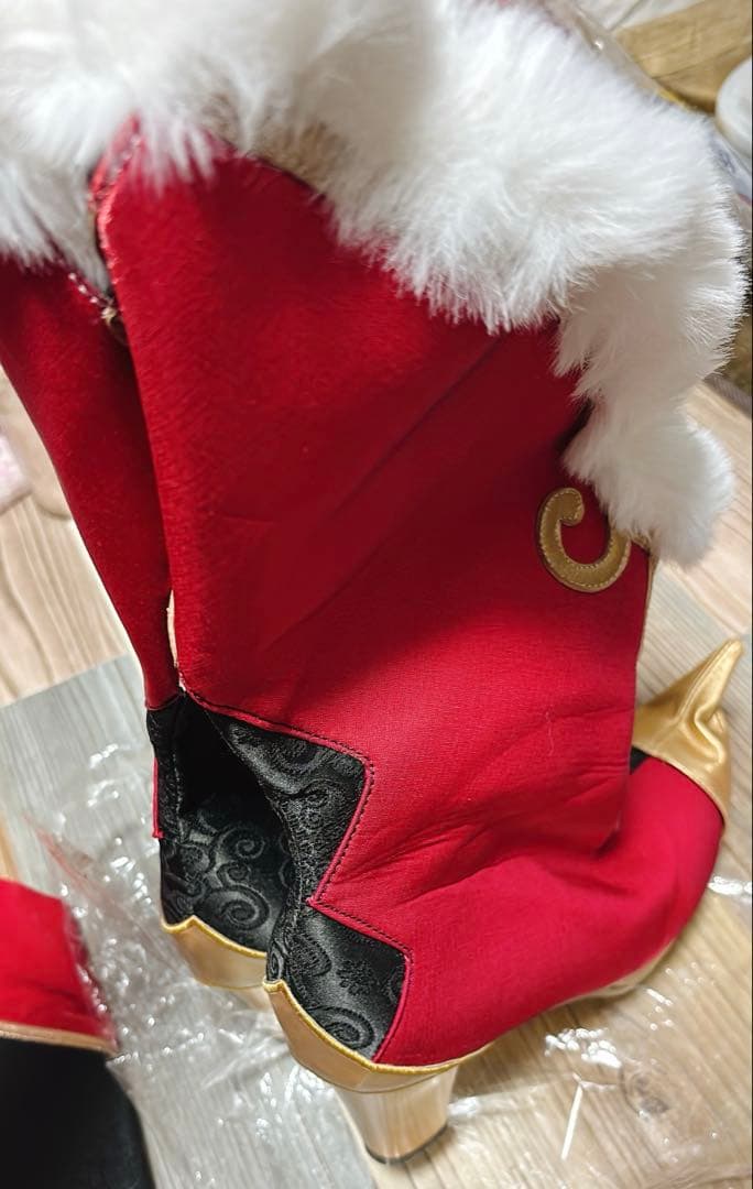 【即納】煙緋 三分妄想 コスプレ フルセット 原神 ウィッグ・靴付き