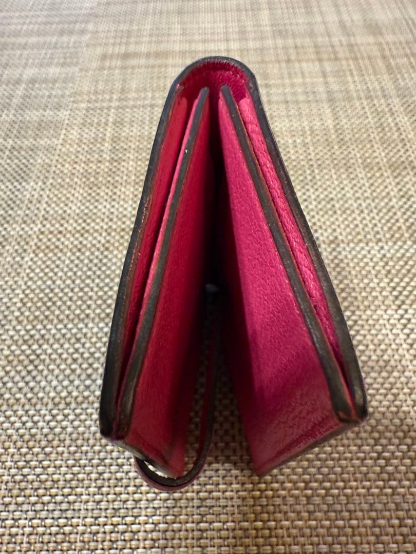 【レア】HERMES(エルメス) 名刺入れ ベアン /シルバー金具/バイカラー