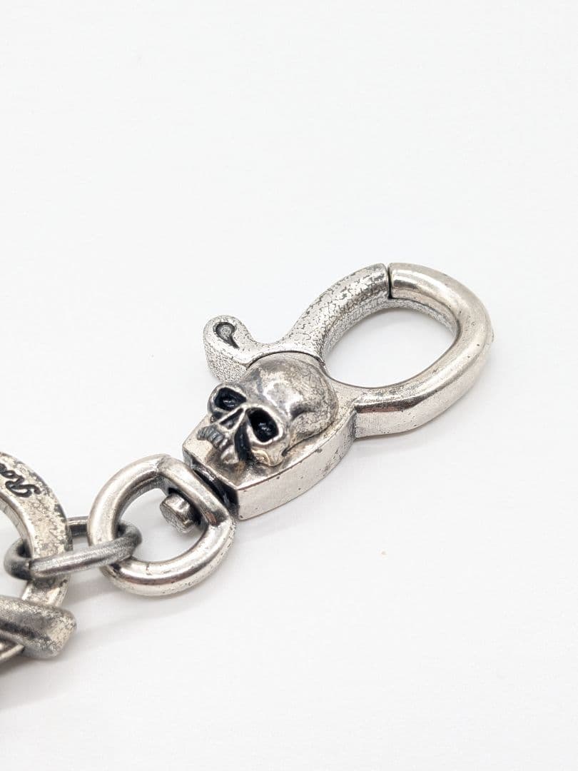 ROEN スカル ウォレットチェーン ロエン 髑髏 シルバー