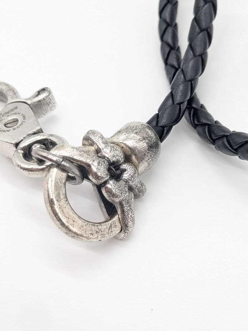 ROEN スカル ウォレットチェーン ロエン 髑髏 シルバー