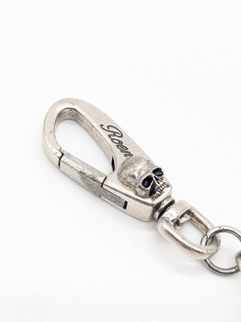 ROEN スカル ウォレットチェーン ロエン 髑髏 シルバー