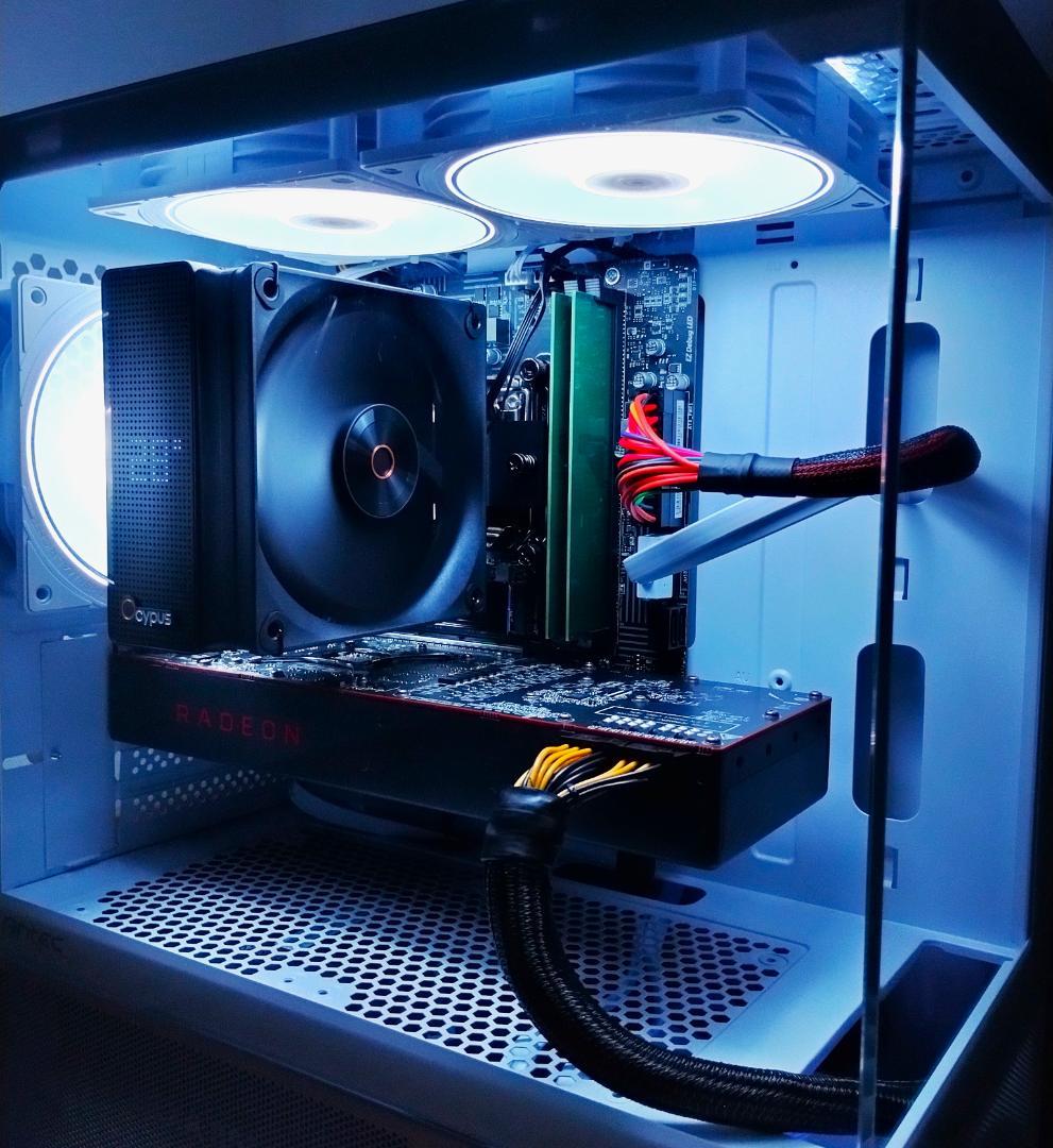 ゲーミングPC/Core i5 10400F/RX5700/新品SSD512GB