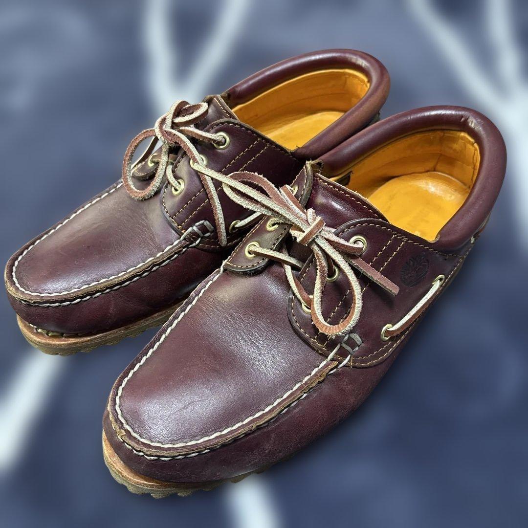 靴 TIMBERLAND HS 3 EYE LUG 50009 BURGUNDY