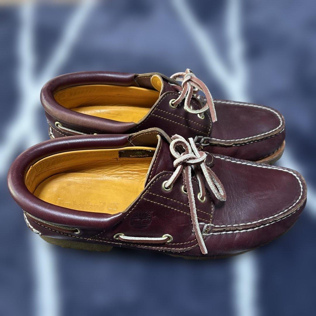 靴 TIMBERLAND HS 3 EYE LUG 50009 BURGUNDY