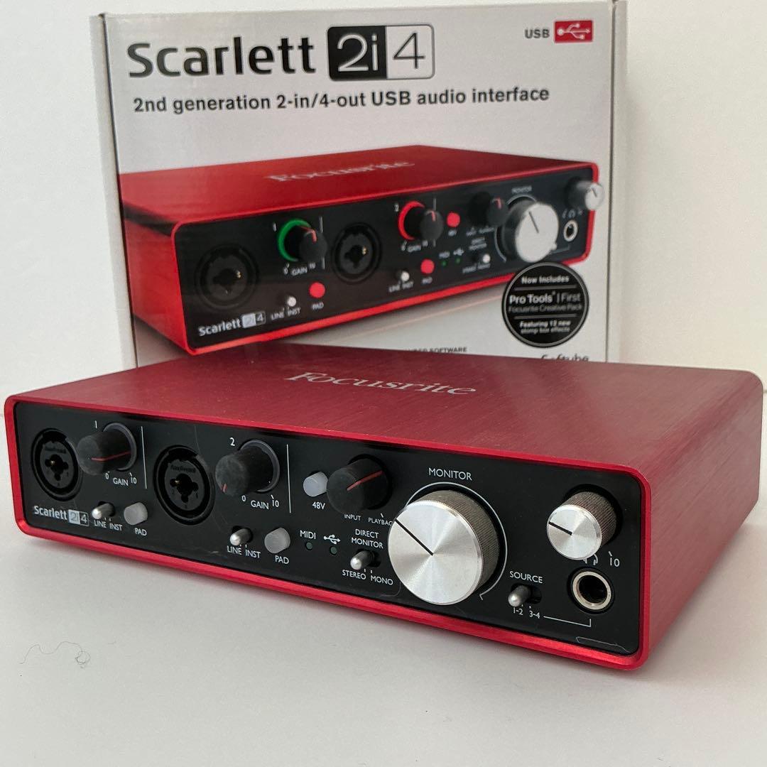 FOCUSRITE Scarlett 2i4 G2 オーディオインターフェイス