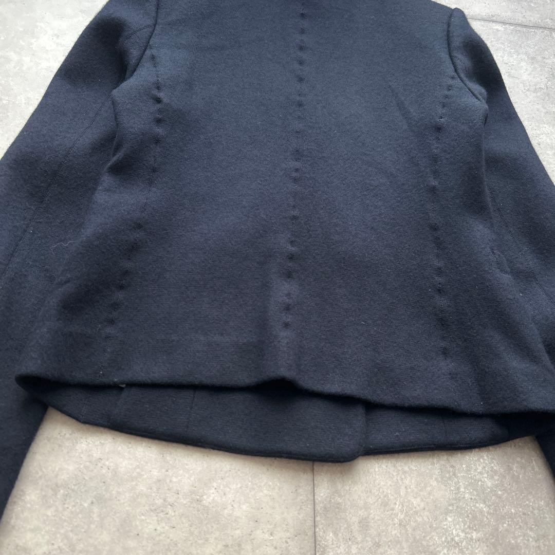 sov. パール　ダブルブレス　ジャケット　ネイビー