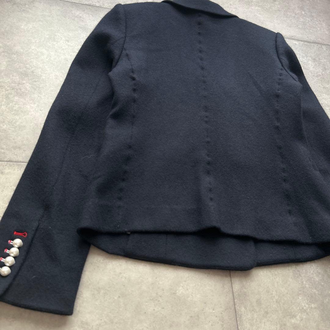 sov. パール　ダブルブレス　ジャケット　ネイビー