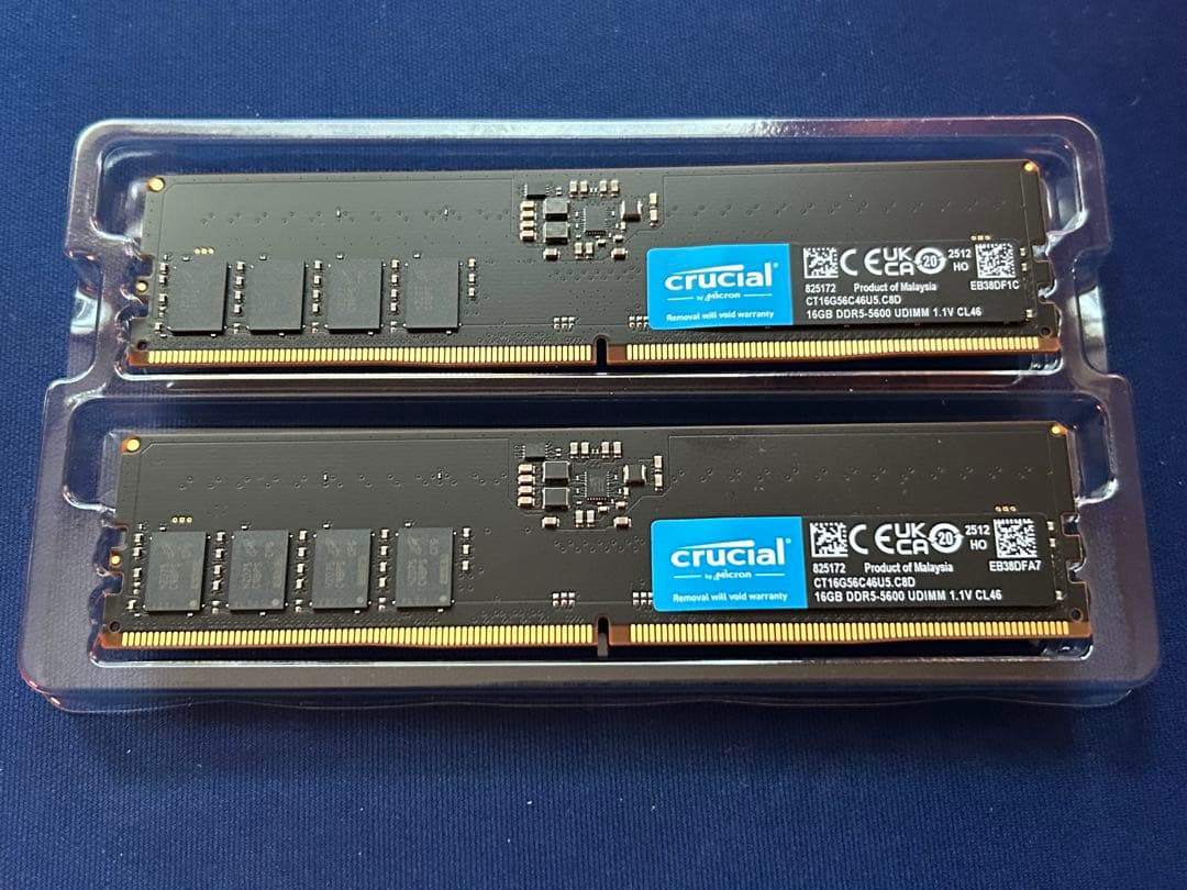 Crucial DDR5 32GB 5600mhz 16GB×2