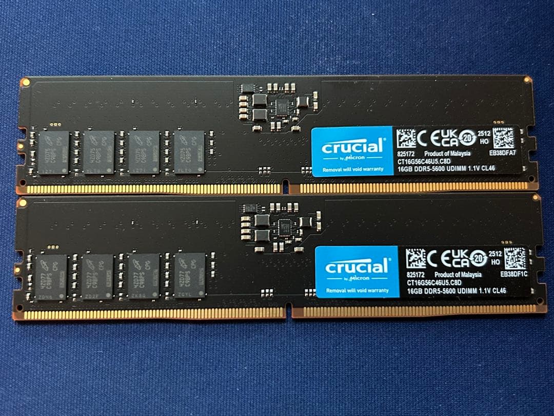 Crucial DDR5 32GB 5600mhz 16GB×2