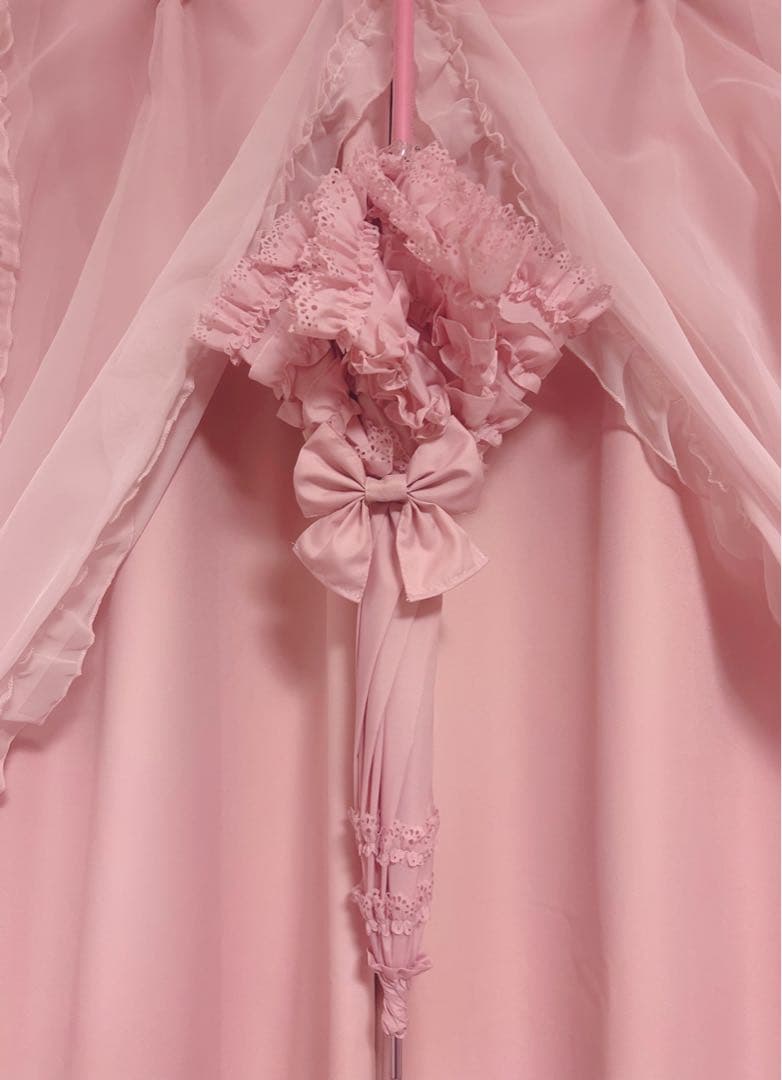 ♡Angelic Pretty フリルミルフィーユアンブレラ　ピンク傘♡
