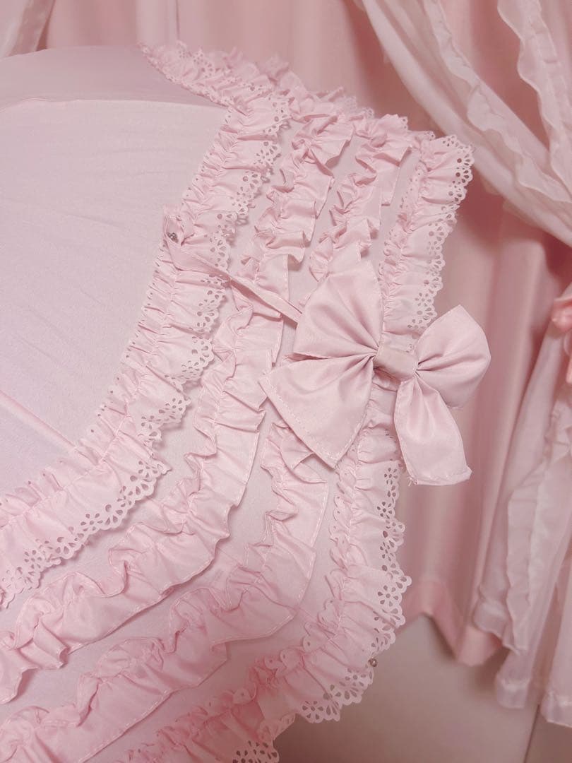 ♡Angelic Pretty フリルミルフィーユアンブレラ　ピンク傘♡