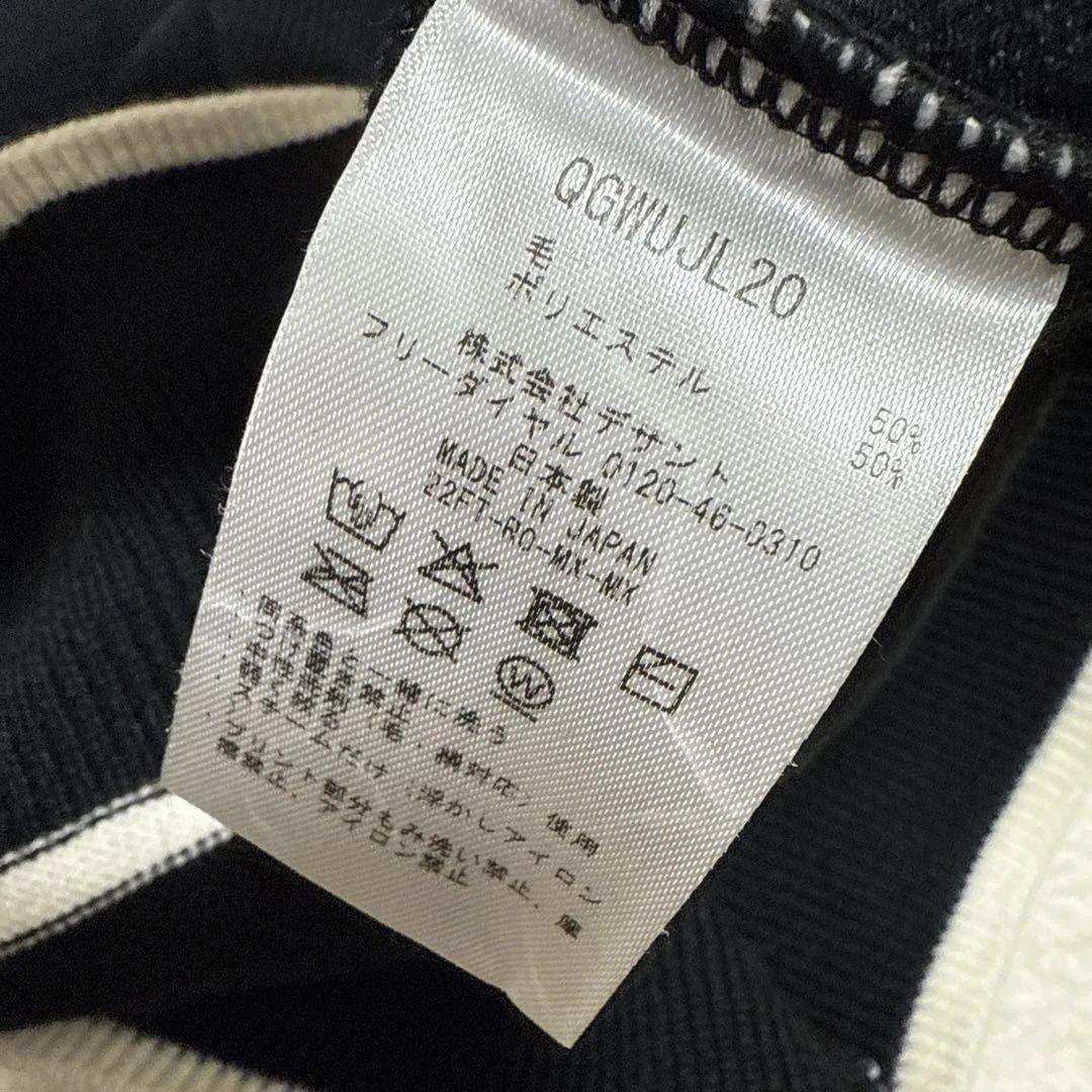 デサント製　バービー　ルコックコラボ　ラインセーター　L ブラック　ピンク