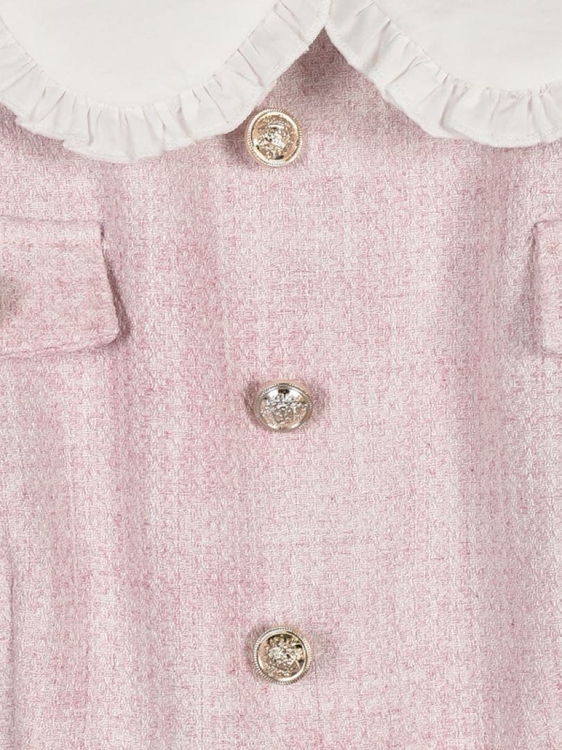 evelyn　襟タックミニワンピース