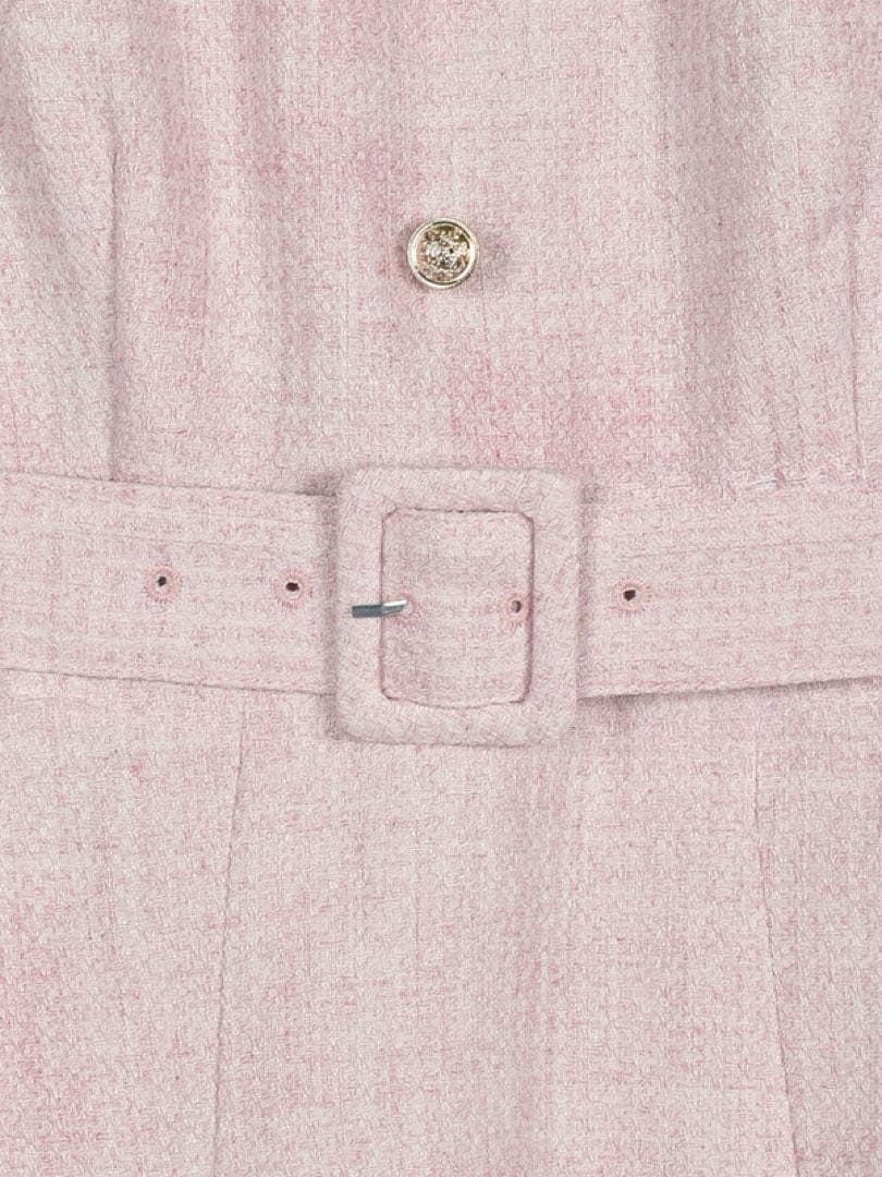 evelyn　襟タックミニワンピース