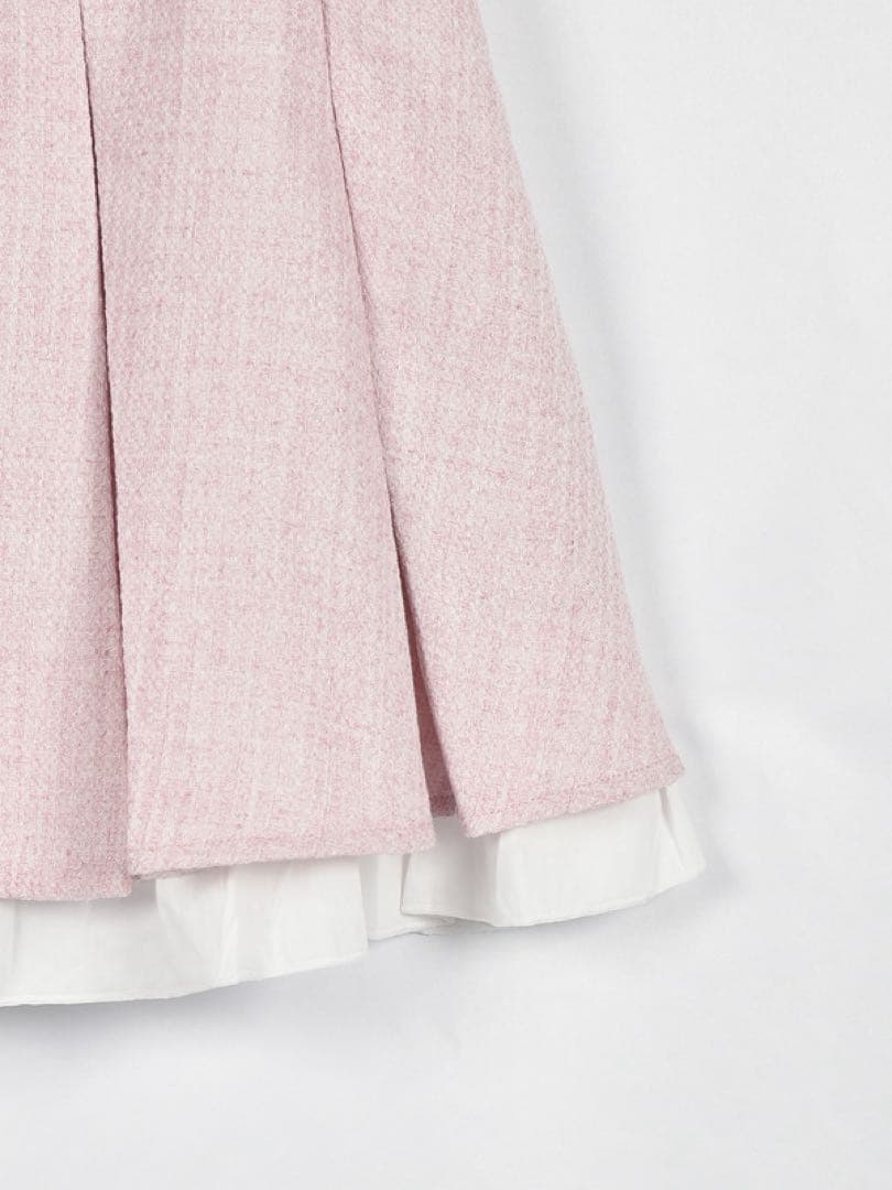 evelyn　襟タックミニワンピース