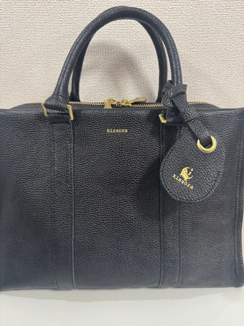 【週末限定値下げ！！】Kissora ブラック 2way バッグ