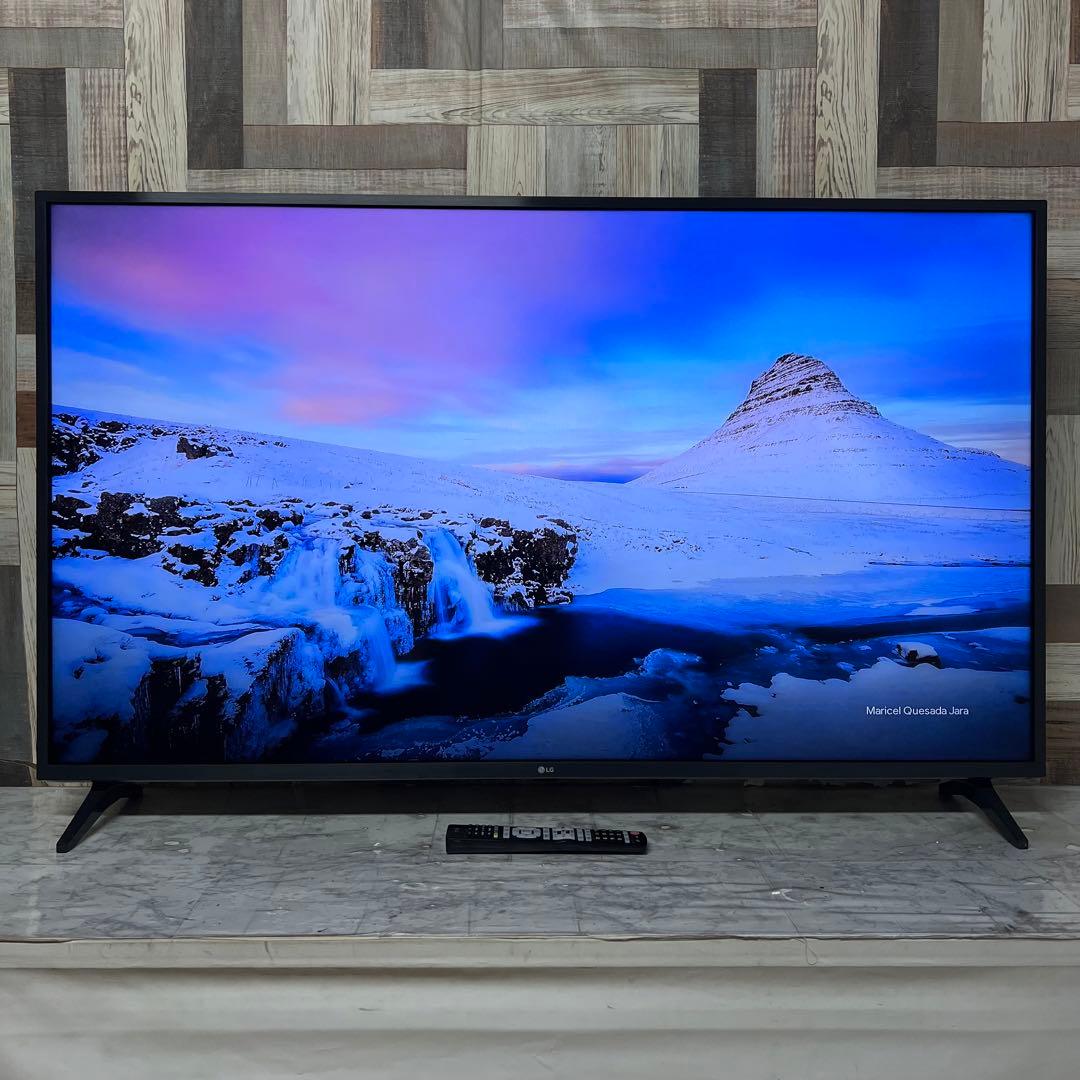 即日受渡❣️全国送料込4年前購入LG55型4K内蔵液晶テレビネット動画視聴可