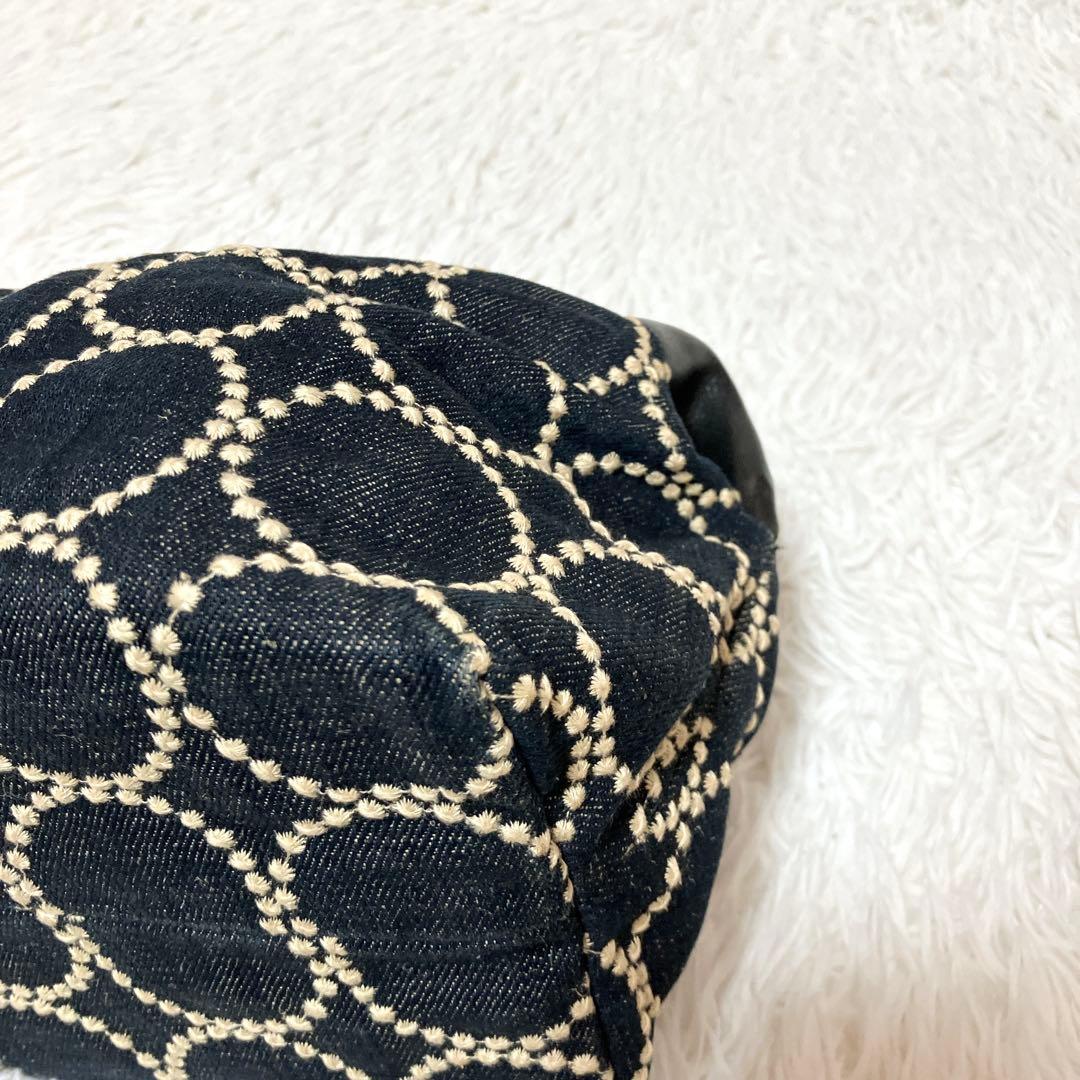 美品✨ミナペルホネン　tambourine タンバリン　マフィンバッグ　レザー