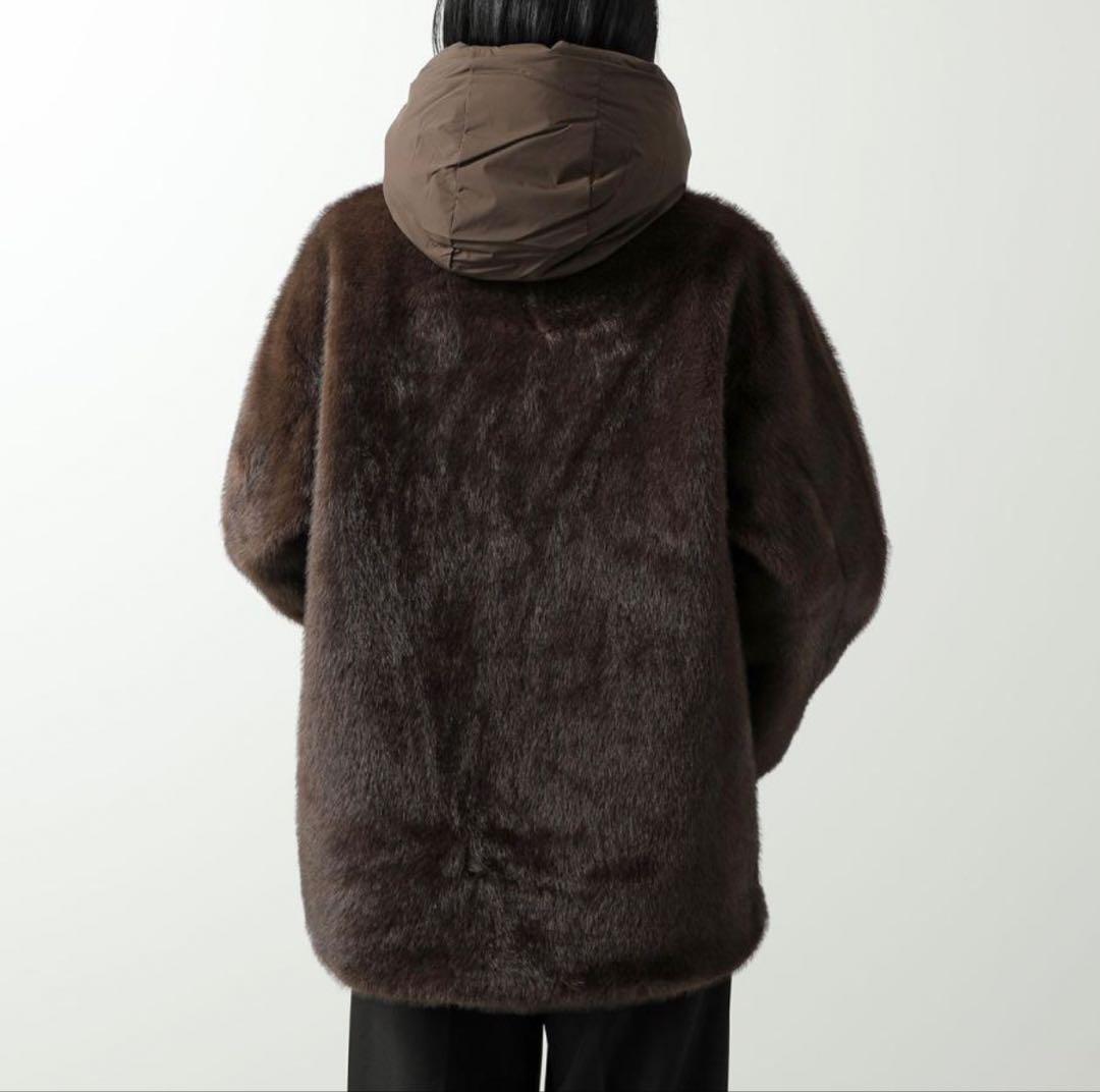 乳飲み子　CAPE HORN ファーブルゾン FLACO MOCHA