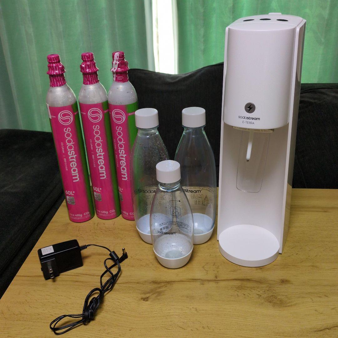 sodastream E terra ホワイト 炭酸水メーカー
