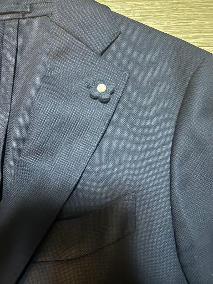 【サム】LARDINI 濃紺 テーラードジャケット 44