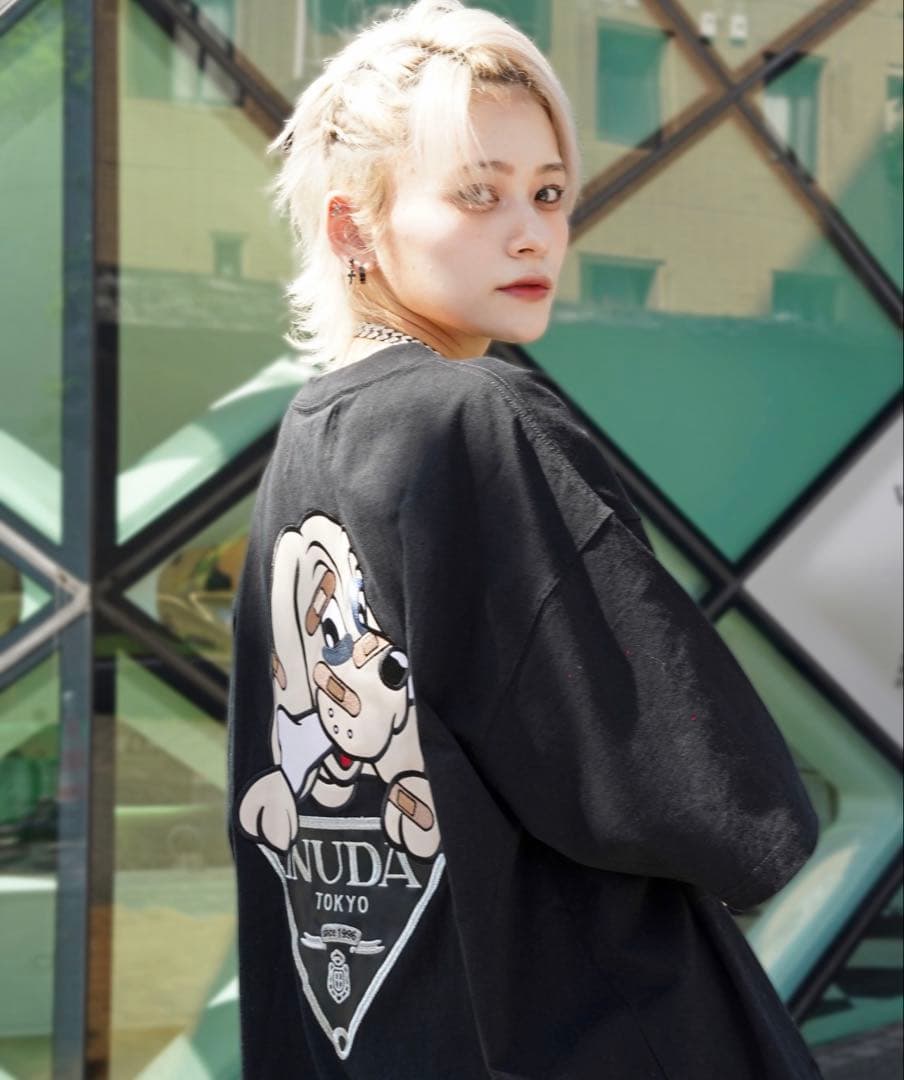 【新品未開封】GAxGALFY-INUDA 三角マーク Tee ブラック 中型犬