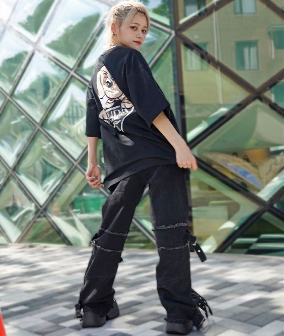 【新品未開封】GAxGALFY-INUDA 三角マーク Tee ブラック 中型犬