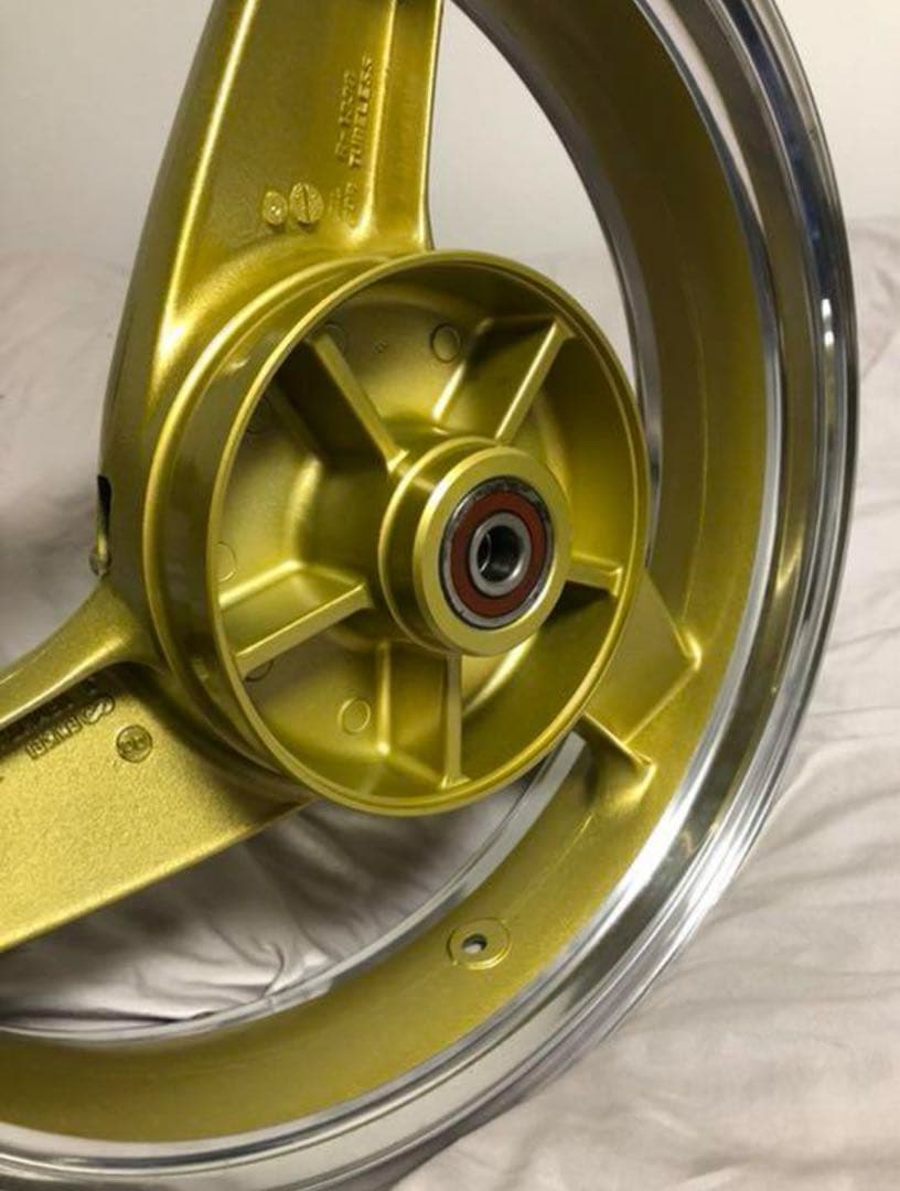 ZRX400 美品 純正ホイール ゴールド塗装