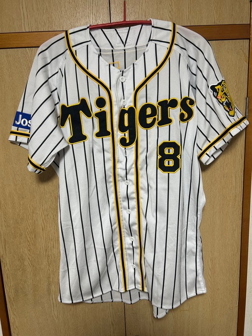 ゲ*ム様 MIZNO PRO 阪神タイガース 2021 ホームユニ #8 佐藤輝