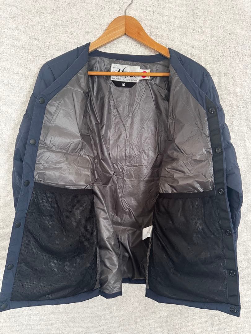 NANGA WHITE LABEL ダウンカーディガン